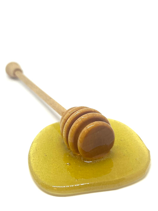 Honeydipper with honey resin sculpture