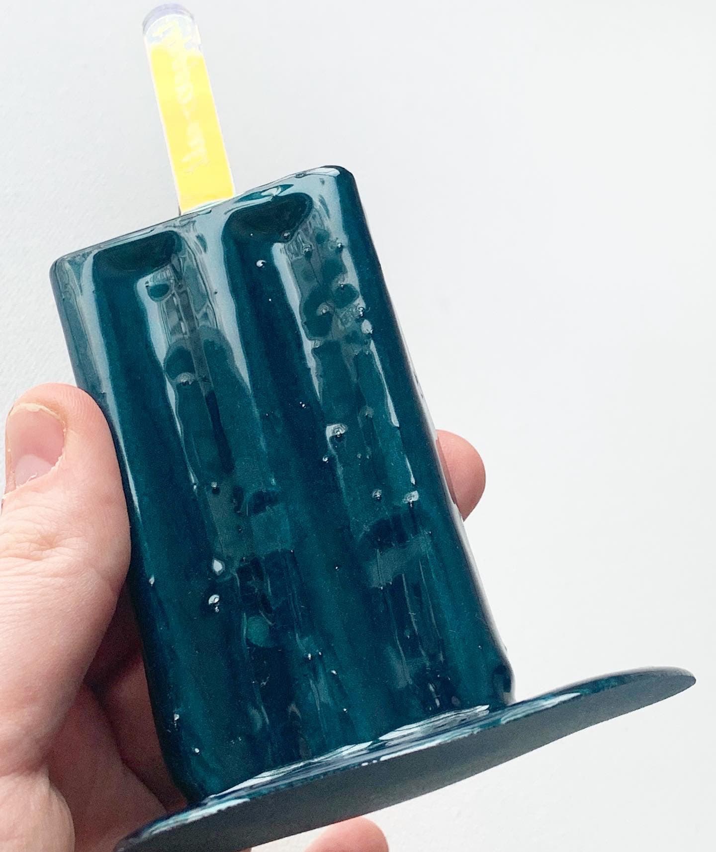 Petrol Melting Popsicle Resin Sculpture